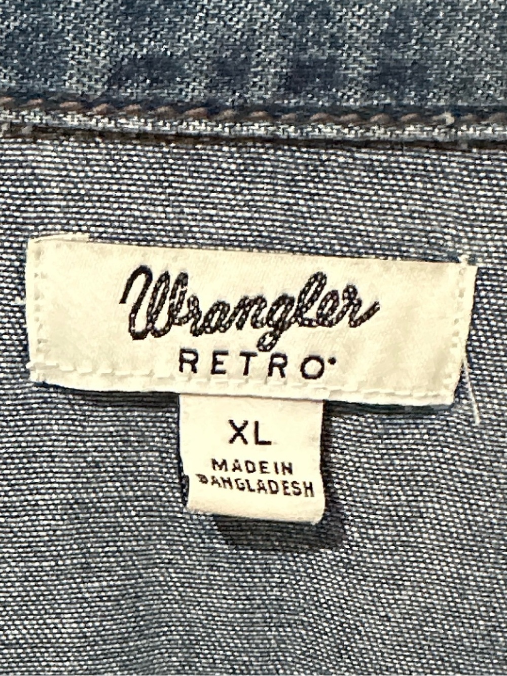 NWT Wrangler Long Sleeve Denim Snap Western Shirt Mini Dress - Picture 12 of 16